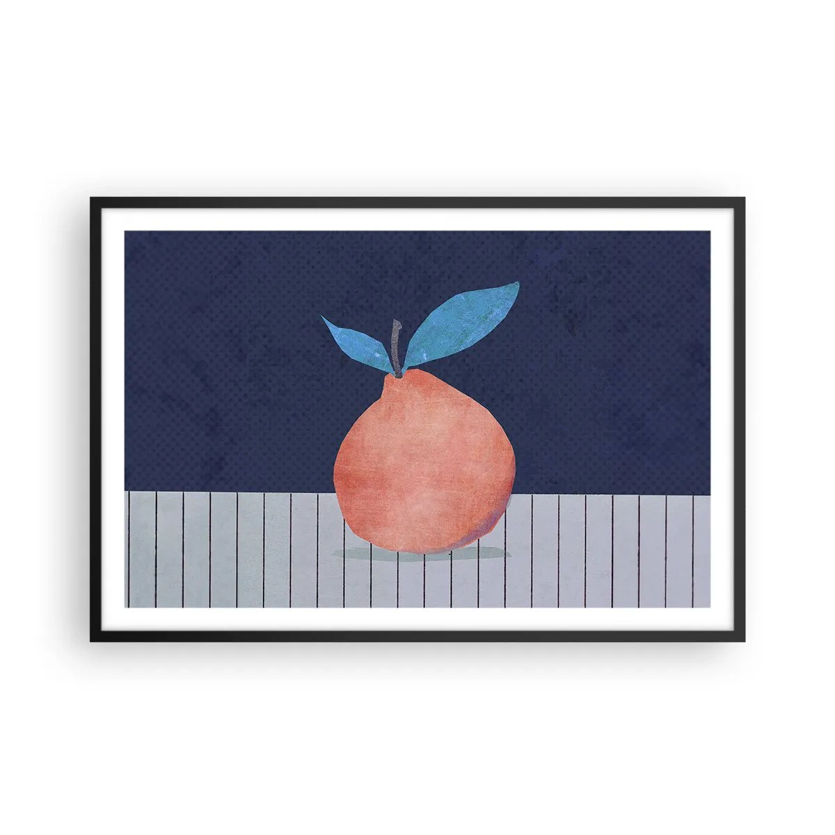 Póster en marco negro - Convexidad y plano - 91x61 cm