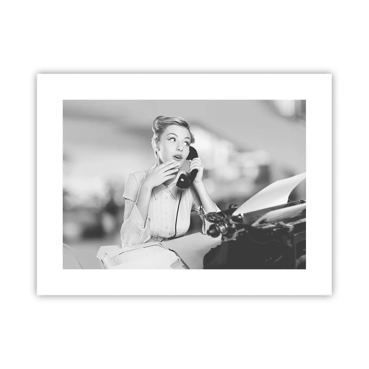 Póster - ¿Diga?, estamos en los años 50. - 40x30 cm