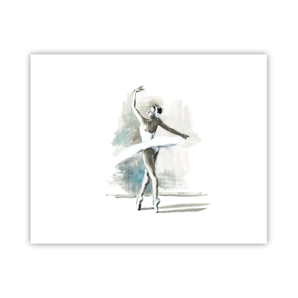 Póster - Encantada por un cisne - 50x40 cm