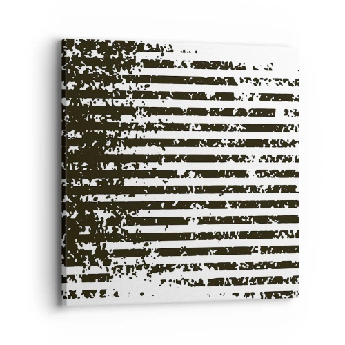 Cuadro sobre lienzo - Impresión de Imagen - Ritmo y ruido - 40x40 cm