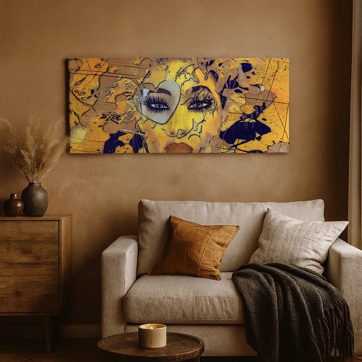 Cuadro sobre lienzo - Impresión de Imagen - La belleza del sol - 30x30 cm