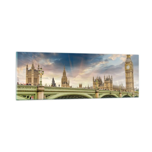 Cuadro sobre vidrio - Impresiones sobre Vidrio - El tiempo se detuvo en el Imperio - 90x30 cm