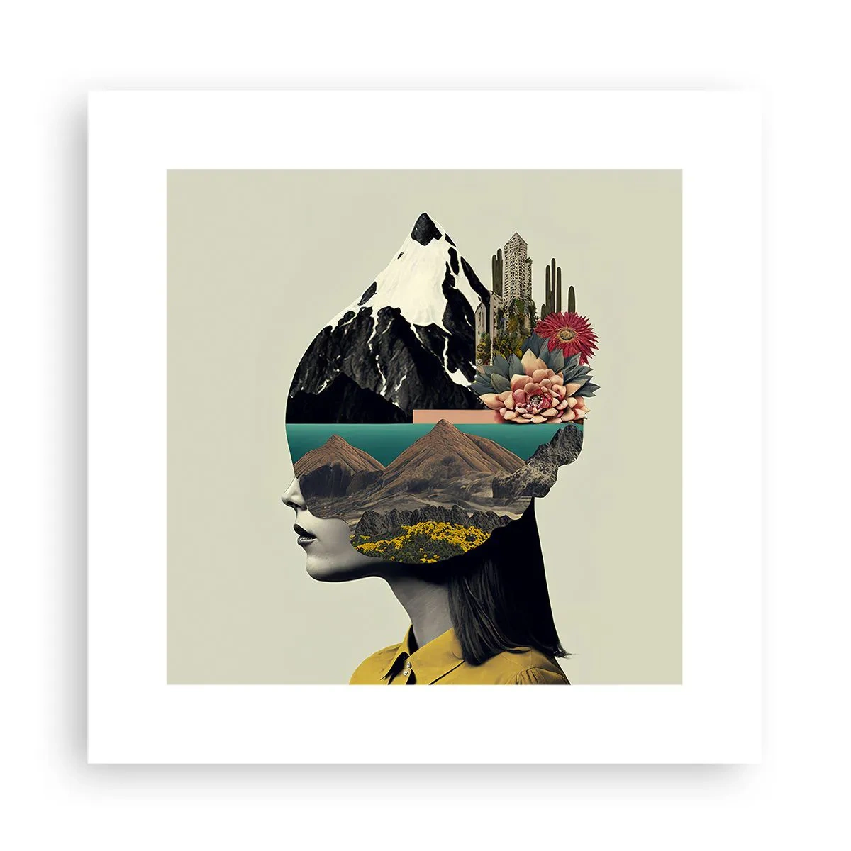 Póster - La mujer, siempre un misterio - 30x30 cm