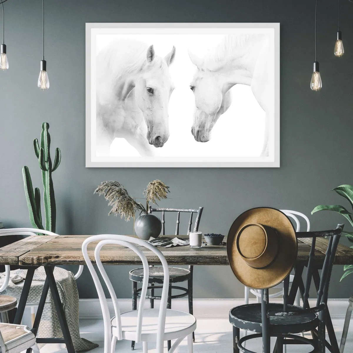 Póster en marco blanco - ¿Es esto realmente la amistad...? - 91x61 cm