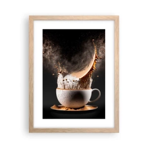 Póster en marco roble claro - Una explosión de sabor - 30x40 cm