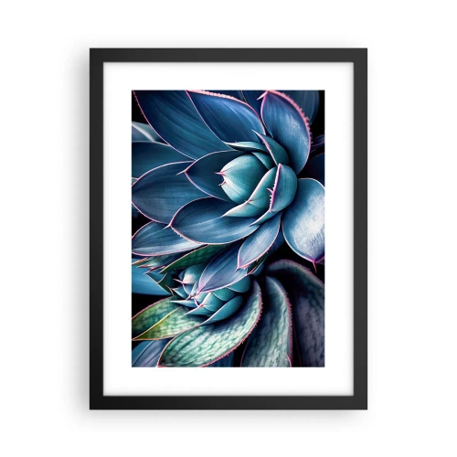 Póster en marco negro - Fuerza vital - 30x40 cm