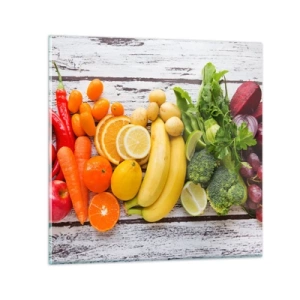 Cuadro sobre vidrio - Impresiones sobre Vidrio - ¿No es suficiente? - 30x30 cm