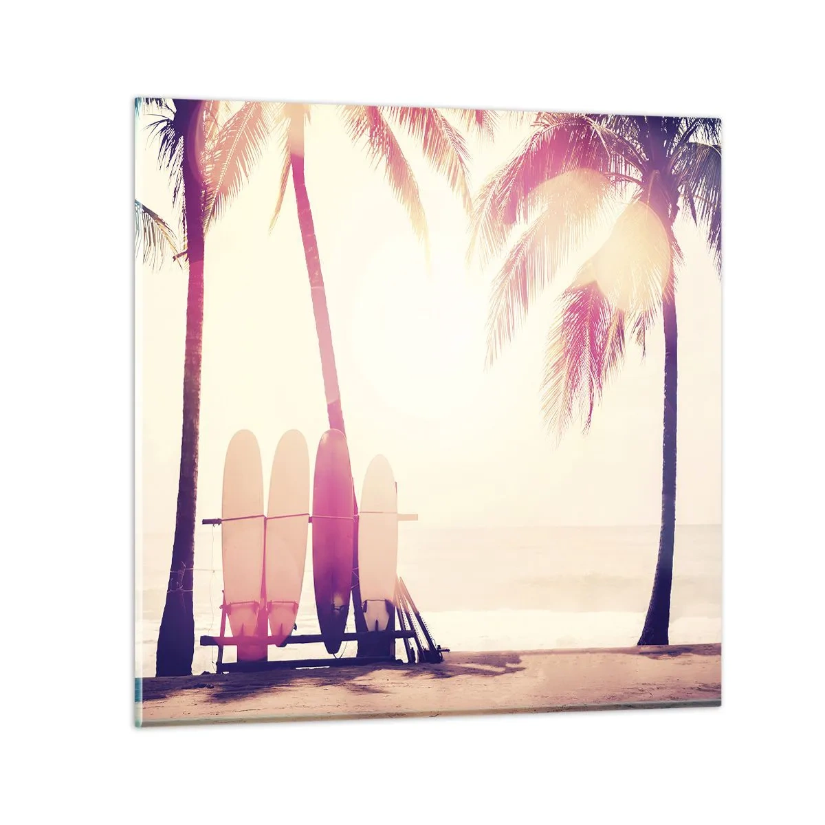 Cuadro sobre vidrio - Impresiones sobre Vidrio - Va a ser un gran día - 40x40 cm