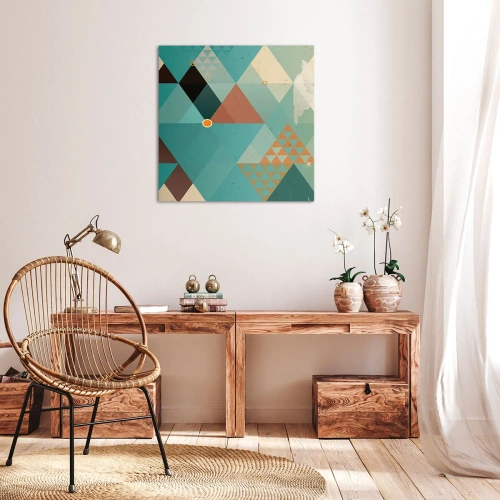 Cuadro sobre lienzo - Impresión de Imagen - Uno para todos y todos para uno - 50x50 cm