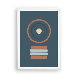 Póster en marco blanco - La esencia de las cosas - 70x100 cm