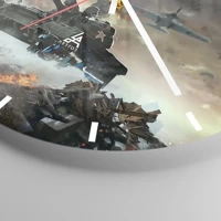 Esfera sin numeración, con rayas