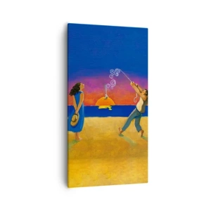 Cuadro sobre lienzo - Impresión de Imagen - Mucho más que una estrella del cielo - 55x100 cm