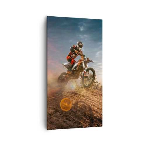 Cuadro sobre lienzo - Impresión de Imagen - A por la victoria - 55x100 cm