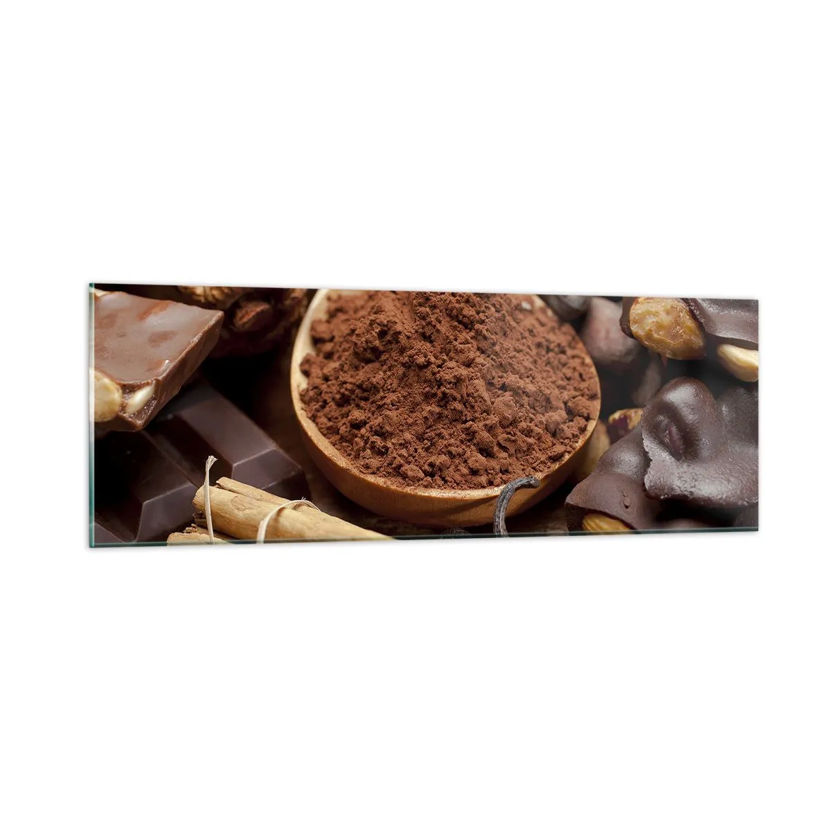 Cuadro sobre vidrio - Impresiones sobre Vidrio - Lo mejor para las penas - 90x30 cm