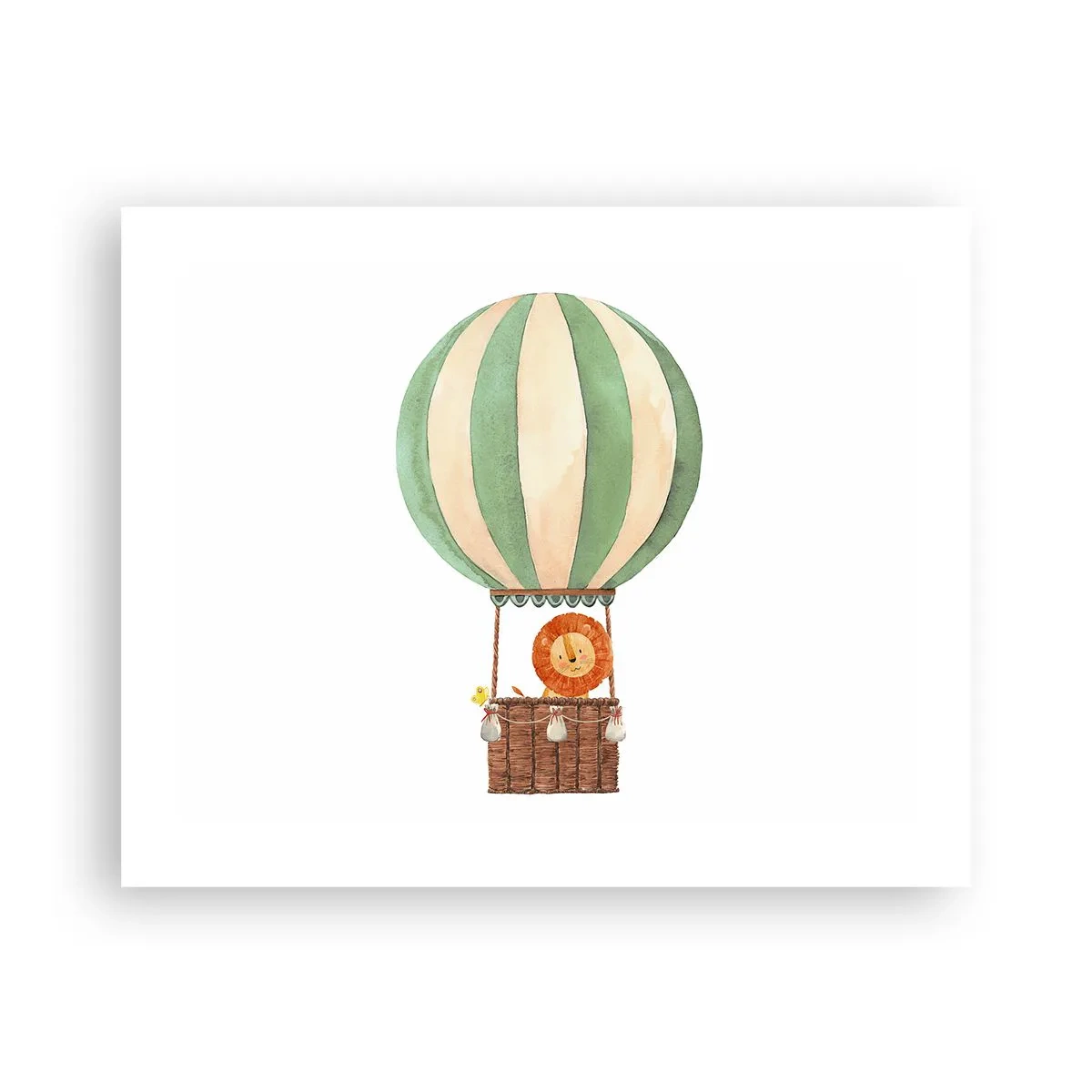 Póster - Los viajes del león - 50x40 cm