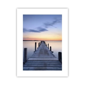 Póster - La calma de un crepúsculo sereno - 30x40 cm