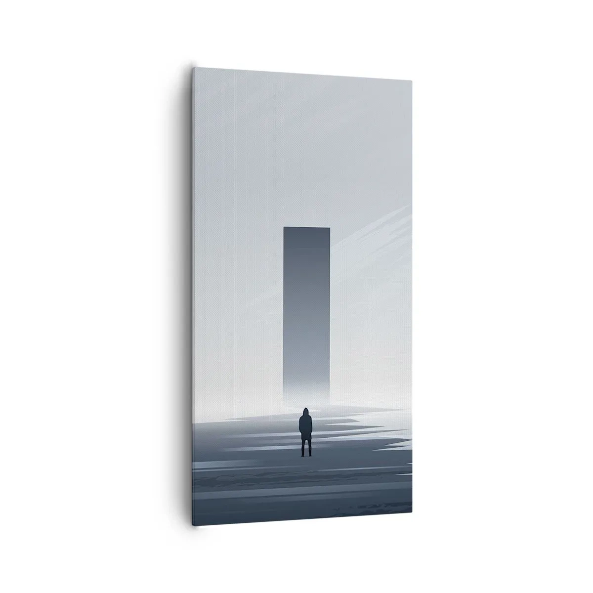 Cuadro sobre lienzo - Impresión de Imagen - ¿Oportunidad o amenaza? - 65x120 cm