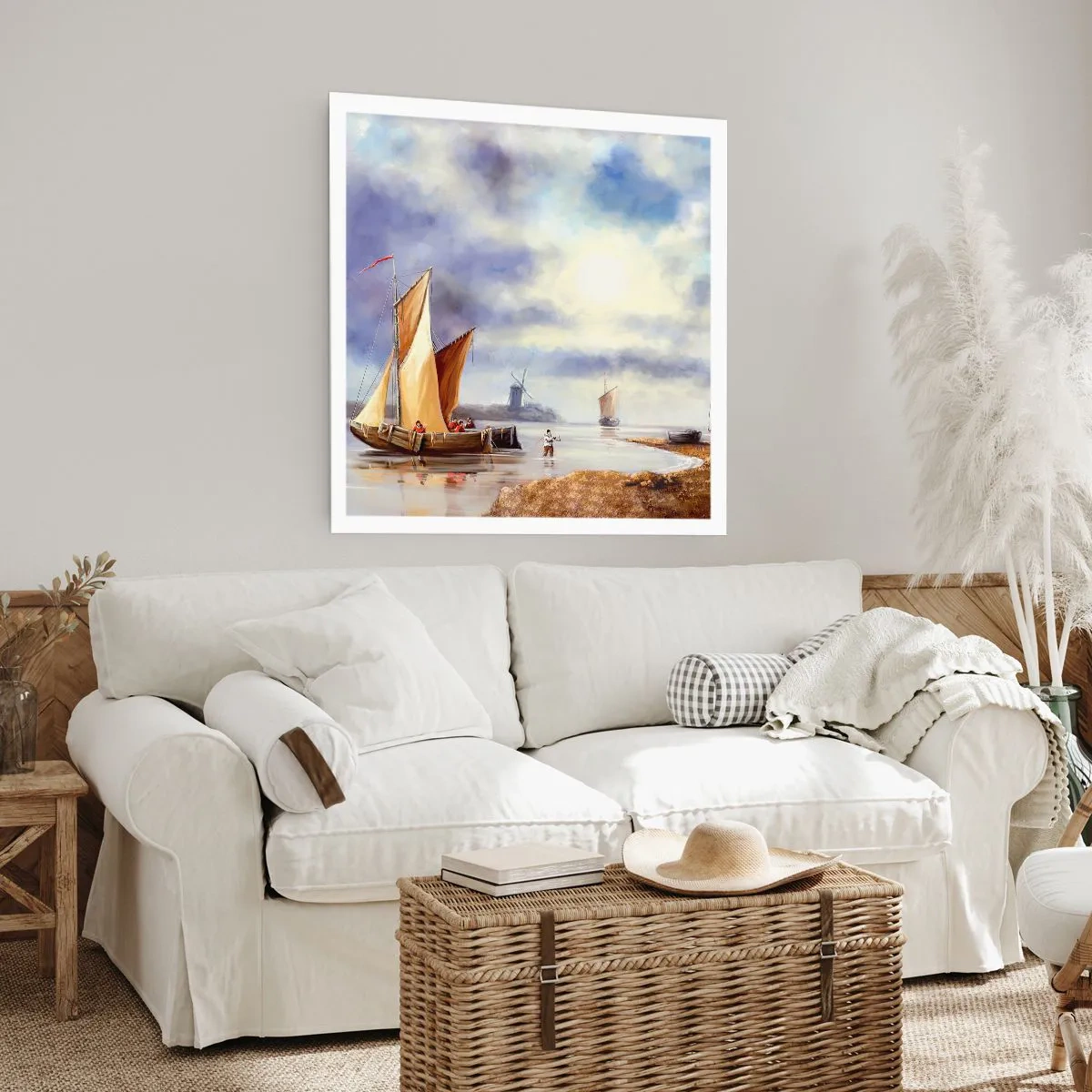 Póster - El regreso de los marineros - 30x30 cm