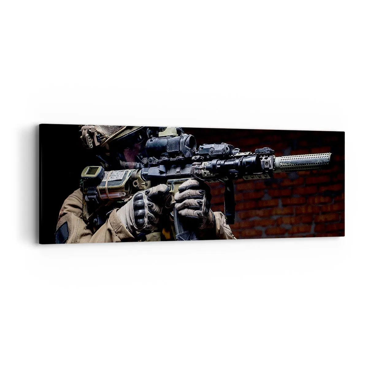 Cuadro sobre lienzo - Impresión de Imagen - Mortalmente eficaz - 90x30 cm