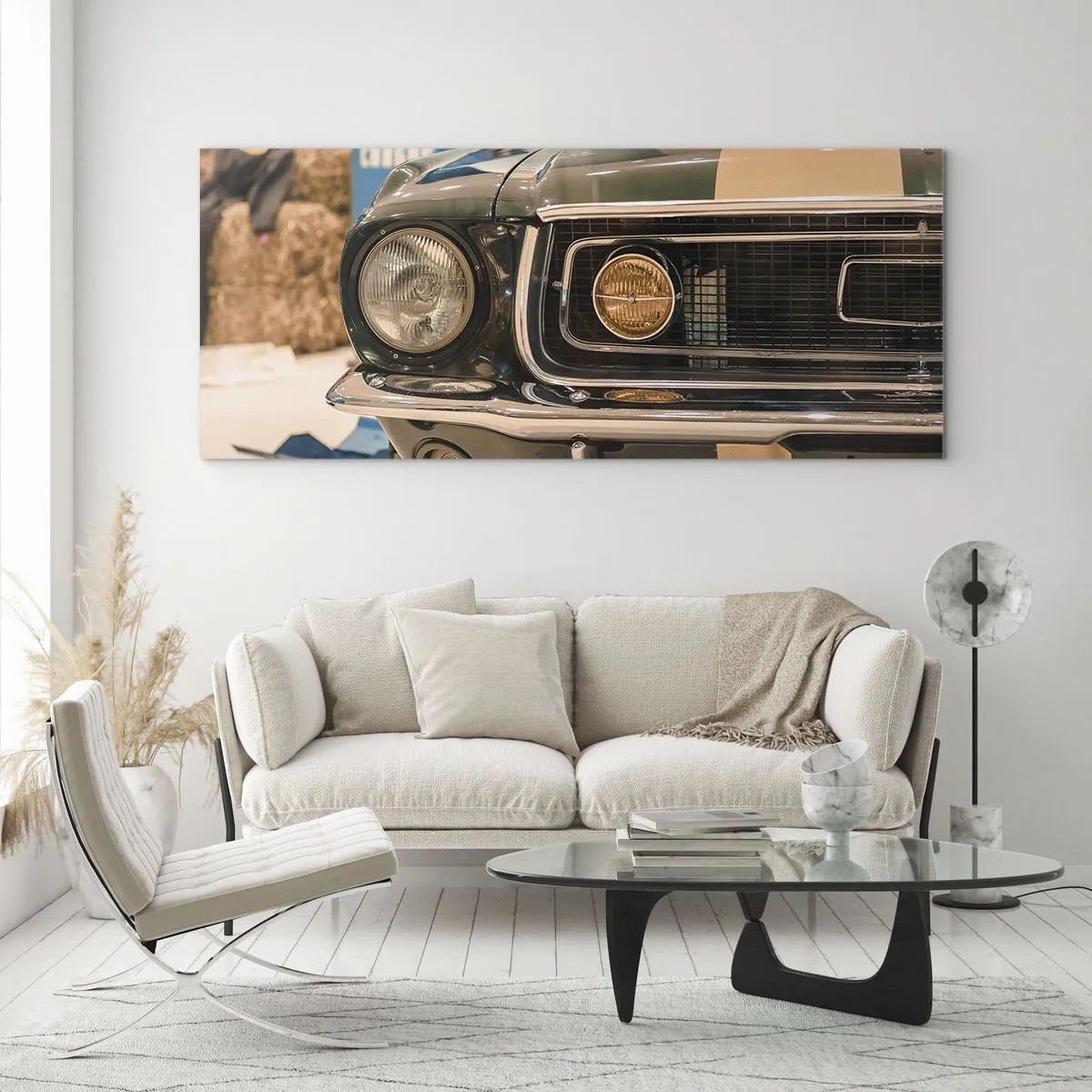 Cuadro sobre vidrio - Impresiones sobre Vidrio - Encuentro con una leyenda - 100x40 cm