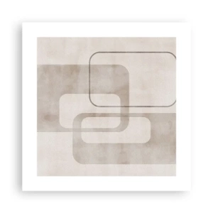 Póster - Fuga geométrica - 40x40 cm