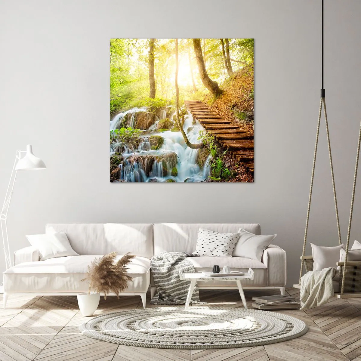 Cuadro sobre lienzo - Impresión de Imagen - El ansiado frescor - 40x40 cm