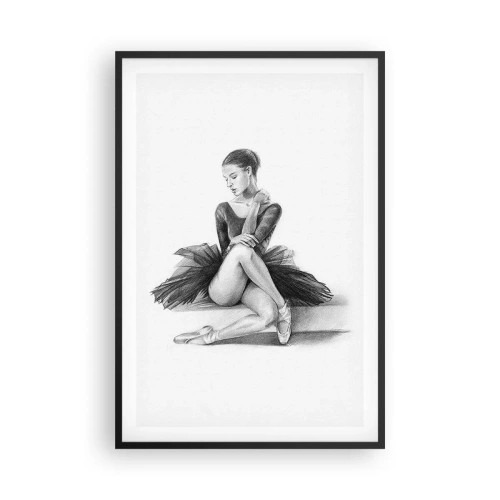 Póster en marco negro - Amante de la danza - 61x91 cm