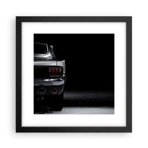 Póster en marco negro - El encanto de los clásicos - 30x30 cm