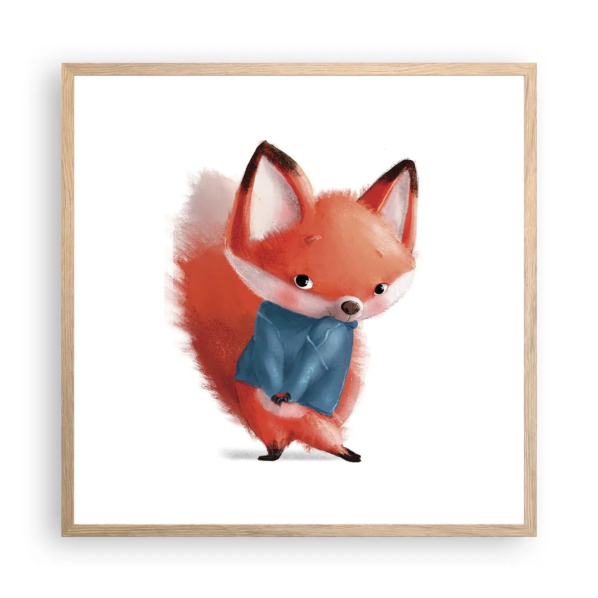 Póster en marco roble claro - ¿Me veo bien con esto? - 60x60 cm