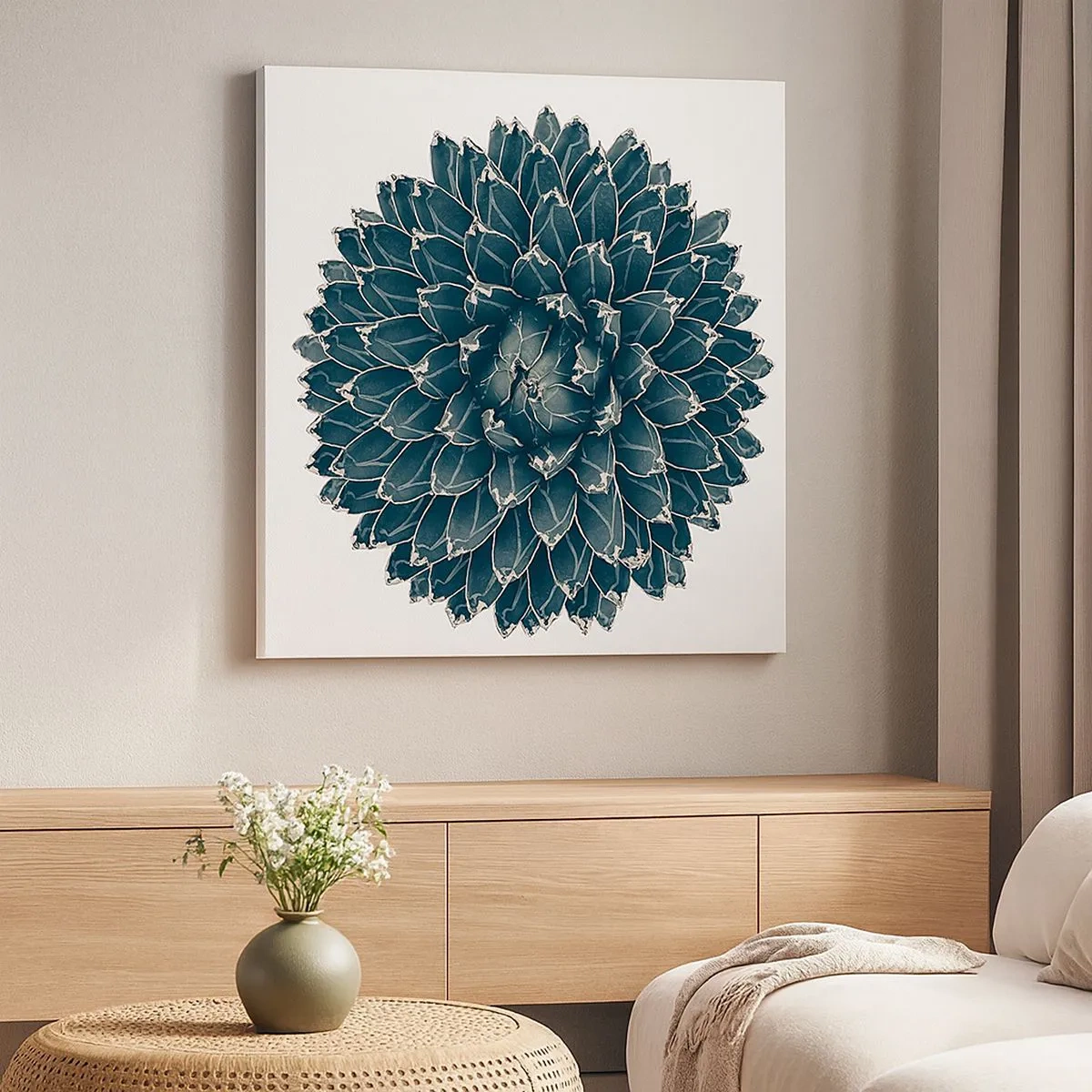 Cuadro sobre lienzo - Impresión de Imagen - Estrella del desierto - 30x30 cm