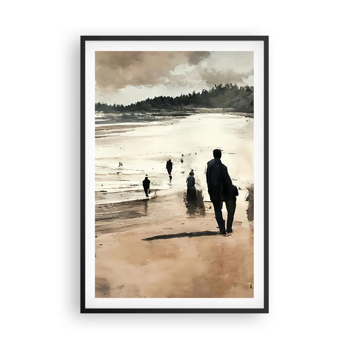 Póster en marco negro - Un sueño evocado - 61x91 cm