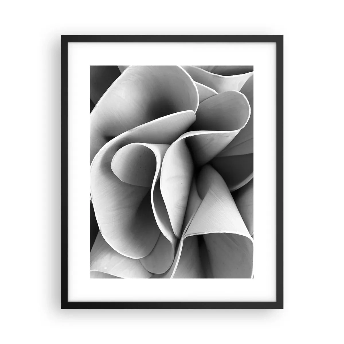 Póster en marco negro - Sucede en el espacio - 40x50 cm
