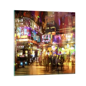 Cuadro sobre vidrio - Impresiones sobre Vidrio - En un mar de luz - 50x50 cm