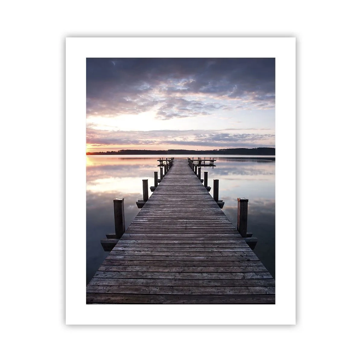 Póster - Frontera silenciosa del día y la noche - 40x50 cm