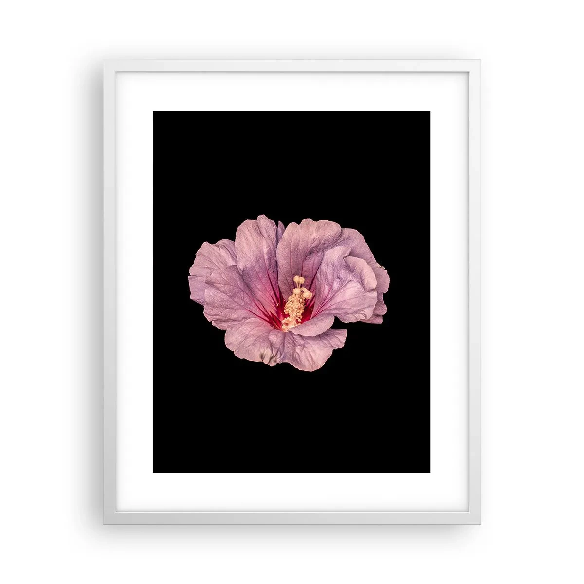 Póster en marco blanco - Directo al corazón - 40x50 cm