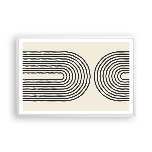 Póster en marco blanco - Próximamente... - 91x61 cm