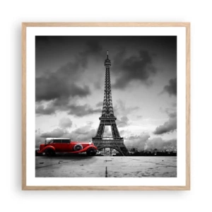 Póster en marco roble claro - No hace mucho tiempo, en París - 60x60 cm