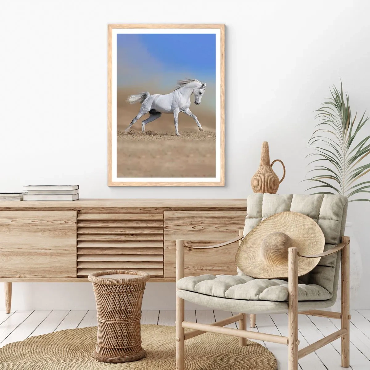 Póster en marco roble claro - El más bello cuento de hadas árabe - 40x50 cm