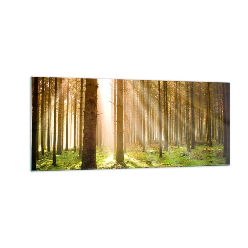 Cuadro sobre vidrio - Impresiones sobre Vidrio - Los elfos se aproximan - 100x40 cm