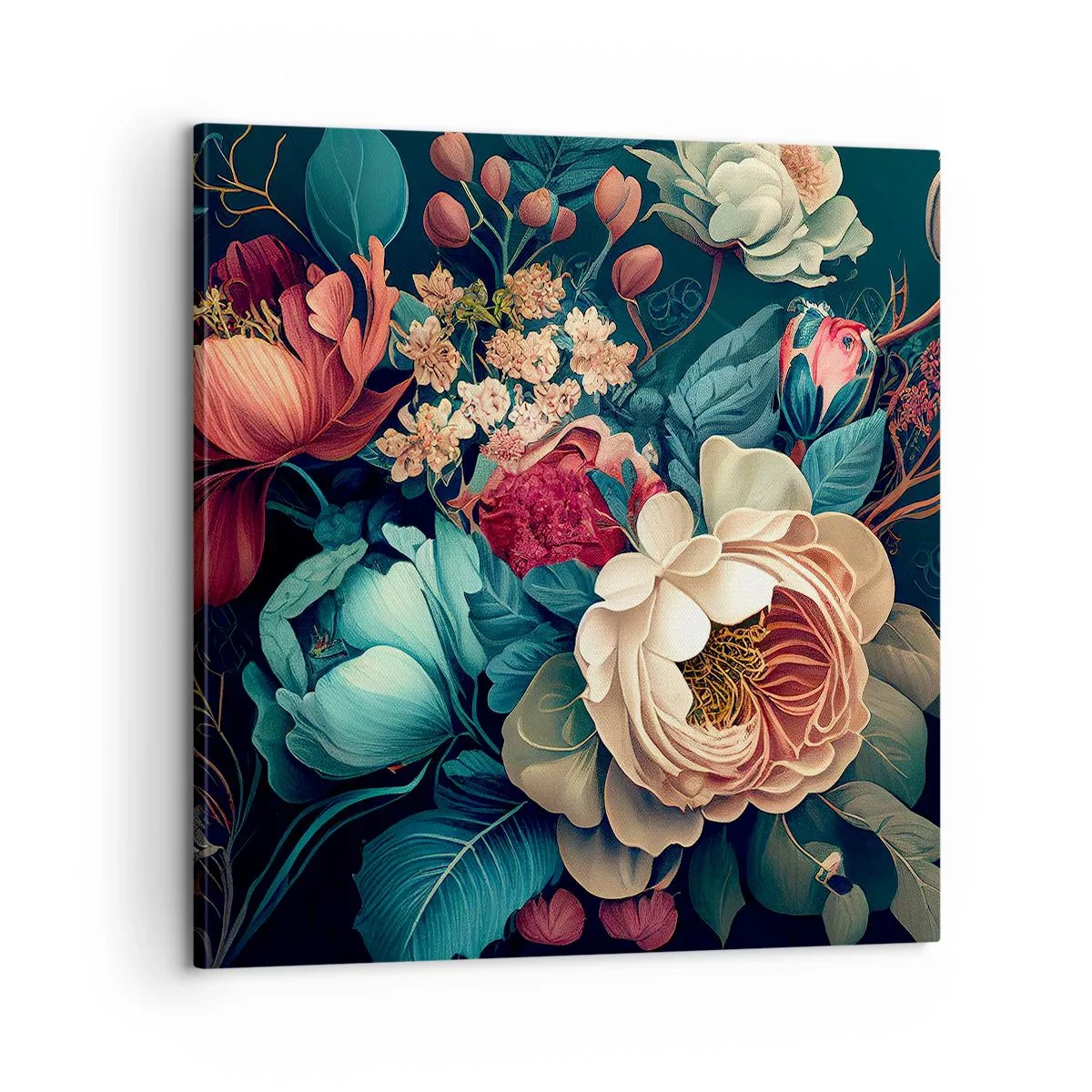 Cuadro sobre lienzo - Impresión de Imagen - Encanto del siglo XIX - 60x60 cm