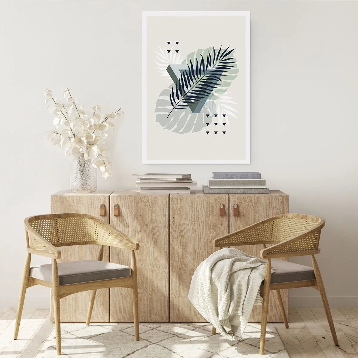 Póster - Naturaleza y geometría - 70x100 cm