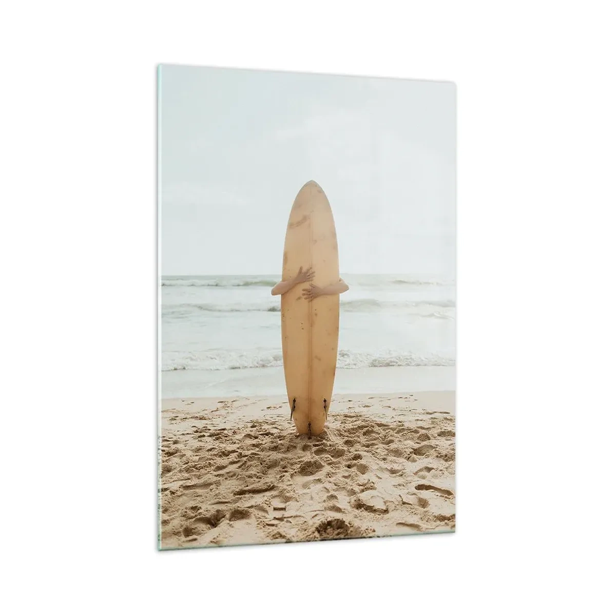 Cuadro sobre vidrio - Impresiones sobre Vidrio - Por el amor de las olas - 70x100 cm