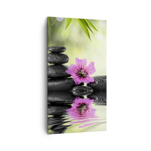 Cuadro sobre lienzo - Impresión de Imagen - Tiempo para el alma - 45x80 cm