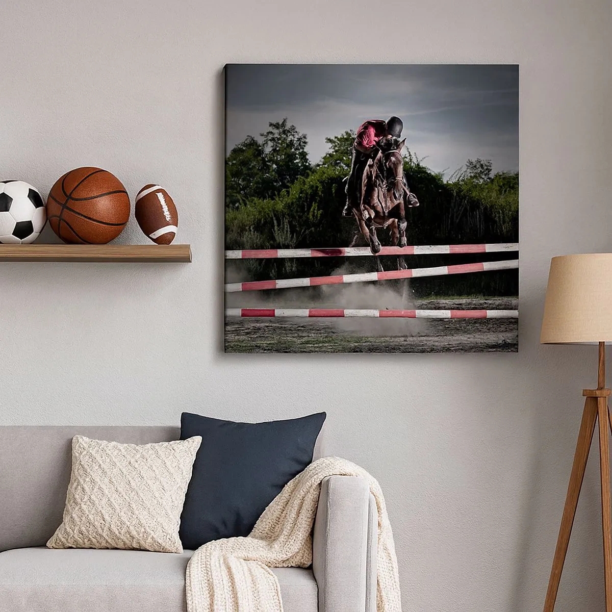 Cuadro sobre lienzo - Impresión de Imagen - Juntos por la victoria - 30x30 cm