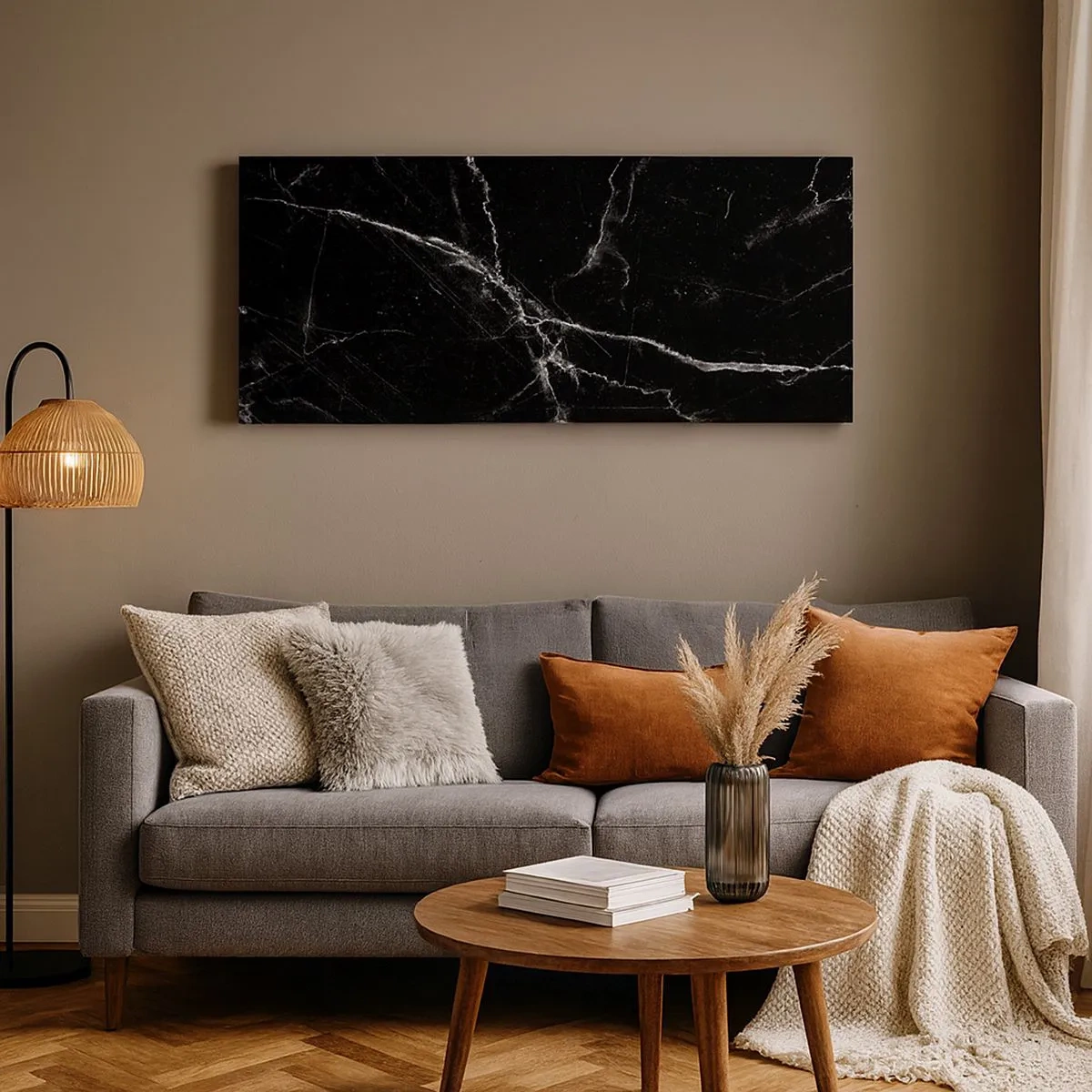 Cuadro sobre lienzo - Impresión de Imagen - La vida secreta de la piedra - 100x40 cm