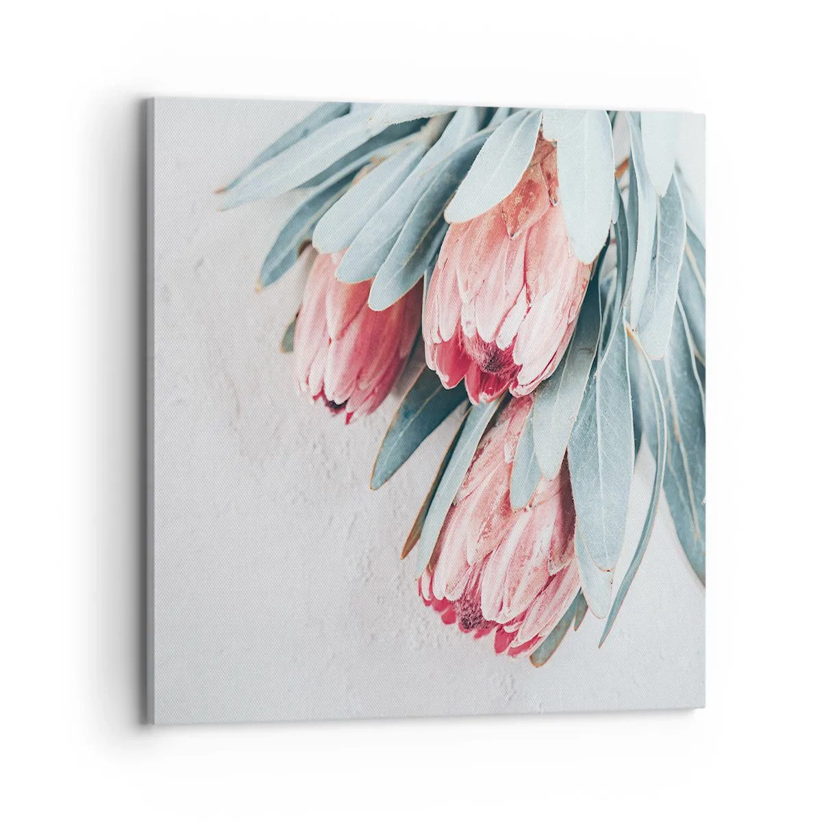 Cuadro sobre lienzo - Impresión de Imagen - Avergonzada de su propia belleza - 70x70 cm