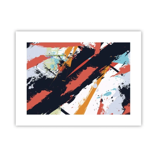 Póster - Composición dinámica - 40x30 cm