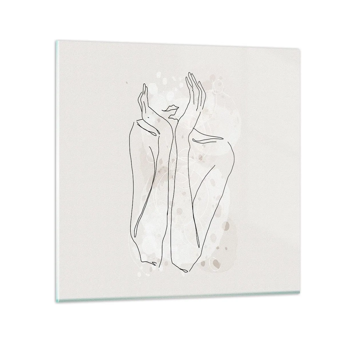 Cuadro sobre vidrio - Impresiones sobre Vidrio - Un momento de ensueño - 30x30 cm