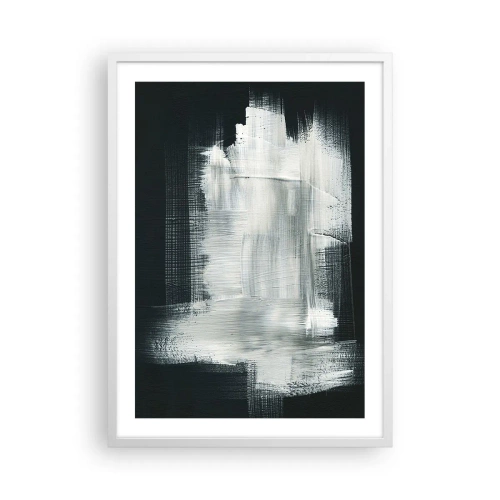 Póster en marco blanco - Tejido vertical y horizontal - 50x70 cm