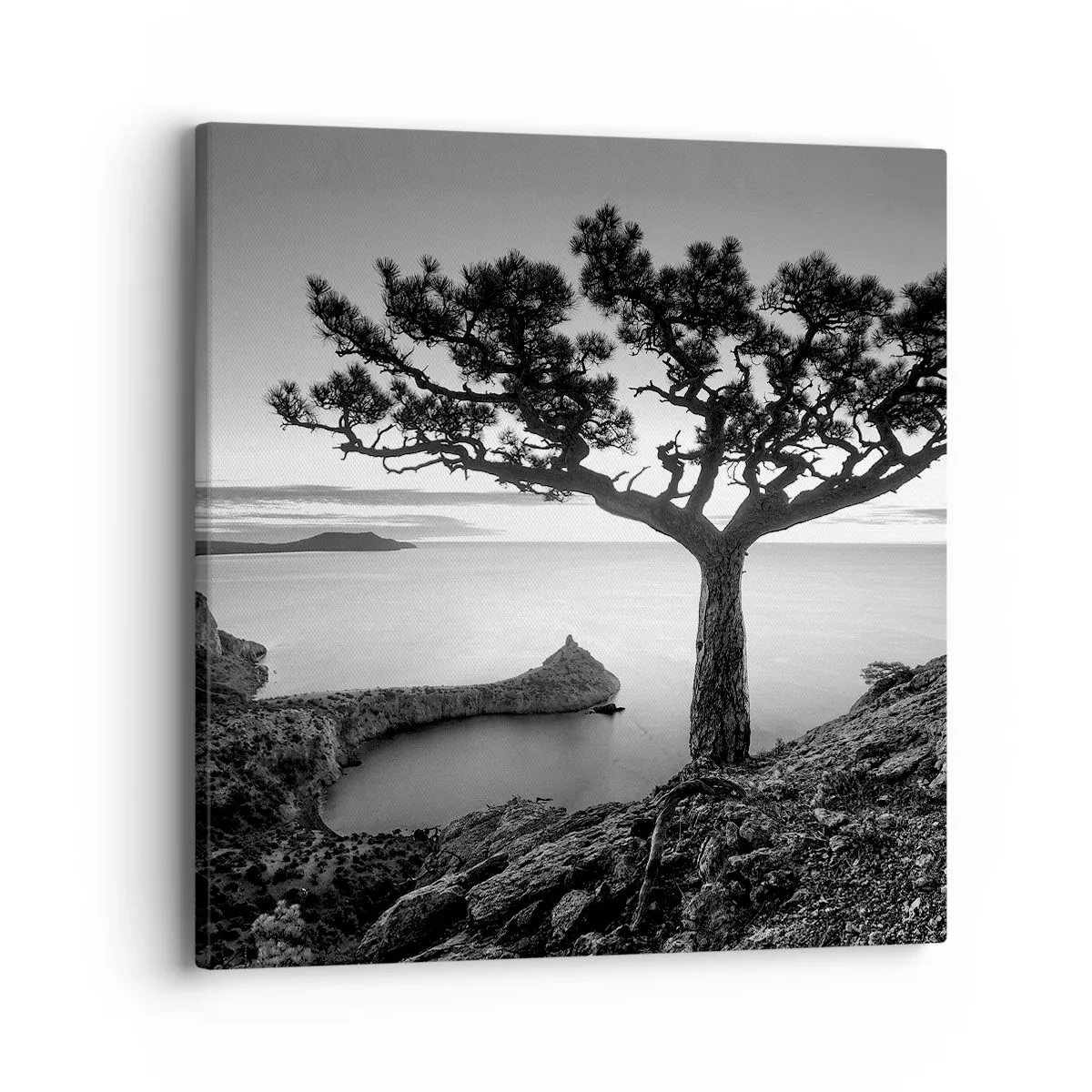 Cuadro sobre lienzo - Impresión de Imagen - Calma hasta el horizonte - 40x40 cm